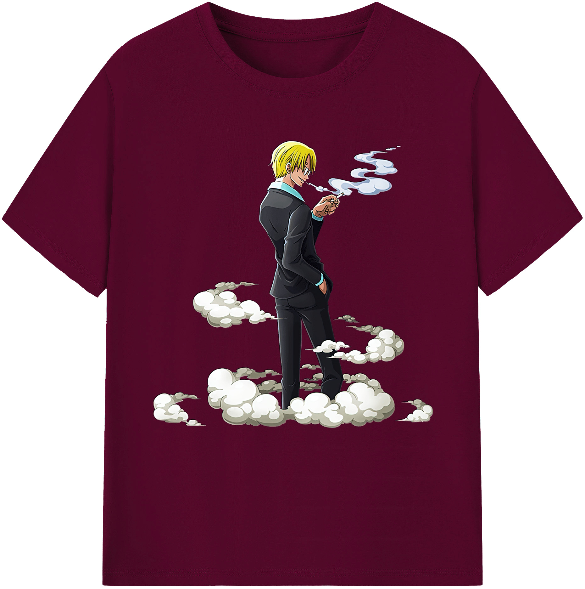 （画像用） ワンピース サンジ ONE PIECE Sanji レディースカジュアルプリントTシャツ（綿100％）
